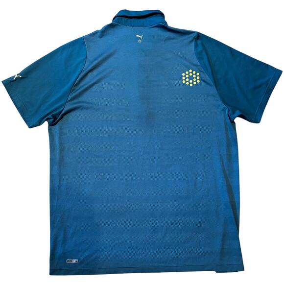 Men's Puma Multicolor Short Sleeve Golf Shirt, Size XL, EUC - Picture 2 of 4